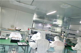 The final inspecting area of TP+LCD assembly